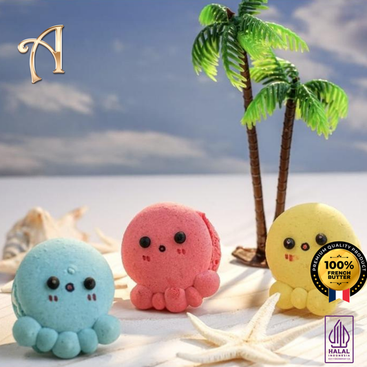 3PCS Octopi Macarons in Gift Box | Special Price Rp48.000