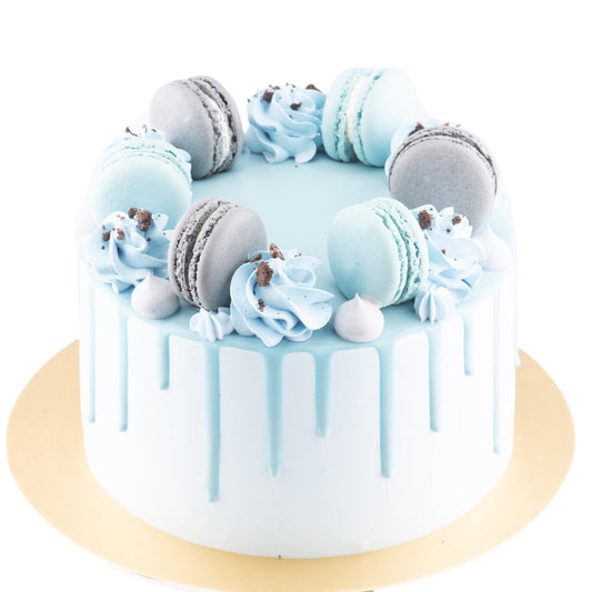 Cookies & Cream Cake | Pre-order H-3 | 6PCS Macarons included | 16cm | Special Price Rp399.000