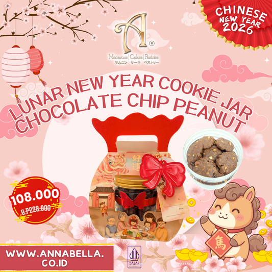 Pre Order Chocolate Chip Peanut | Lunar New Year Cookie Jar | Special Price Rp.108,000